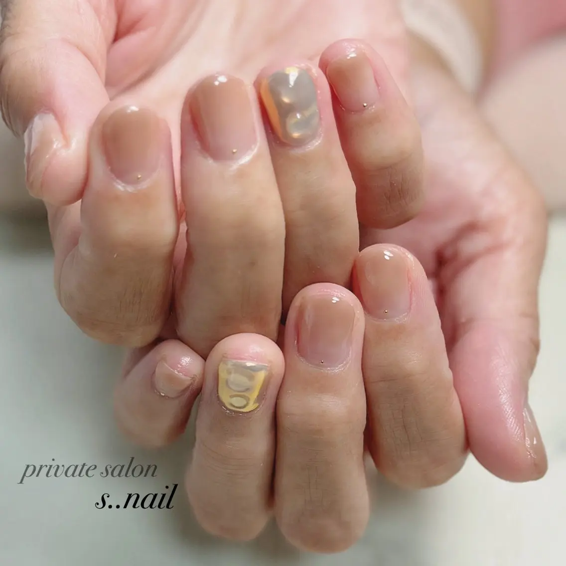 ネイル シンプルネイル ハンドネイル フットネイル s..nail / MORITAのネイルデザイン