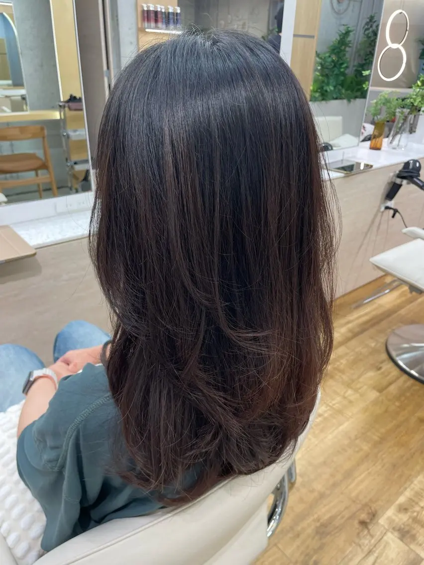 ロング カット 🎀レイヤー/パーマ カラー/ai🎀のヘアスタイル