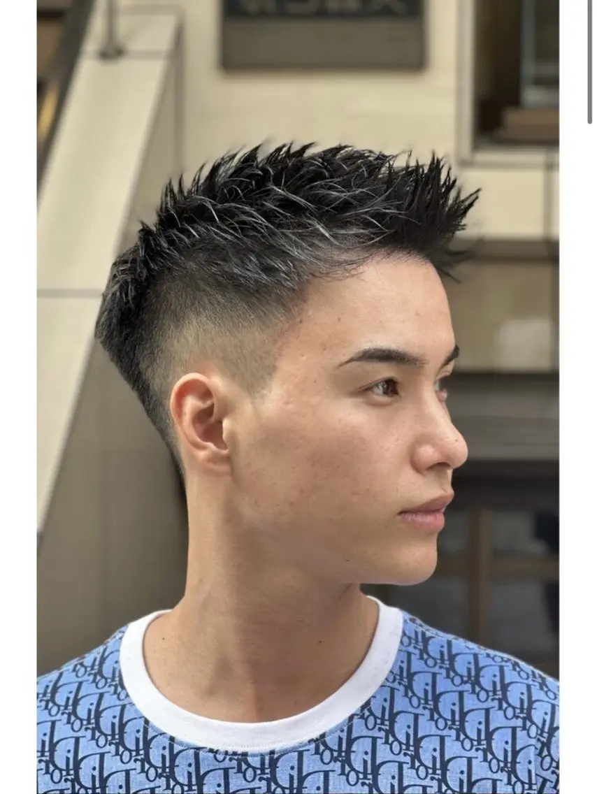 ショート メンズ トミモト アユムのヘアスタイル