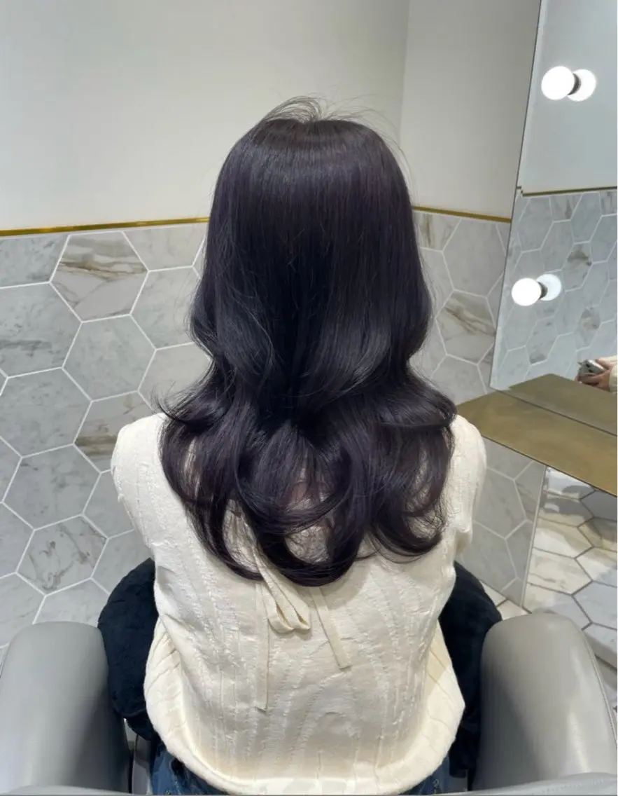 セミロング カラー カット ヘアカラー トリートメント Rico 新栄のヘアスタイル