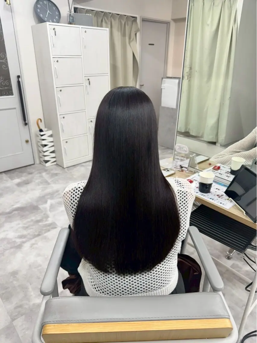 ロング 縮毛矯正 髪質改善Acero. shoyaのヘアスタイル