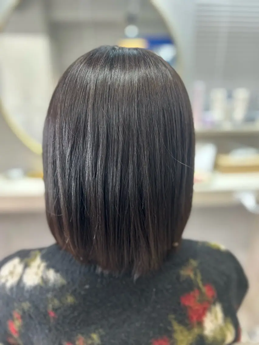 ミディアム カット ヘアカラー 池田 太一のヘアスタイル