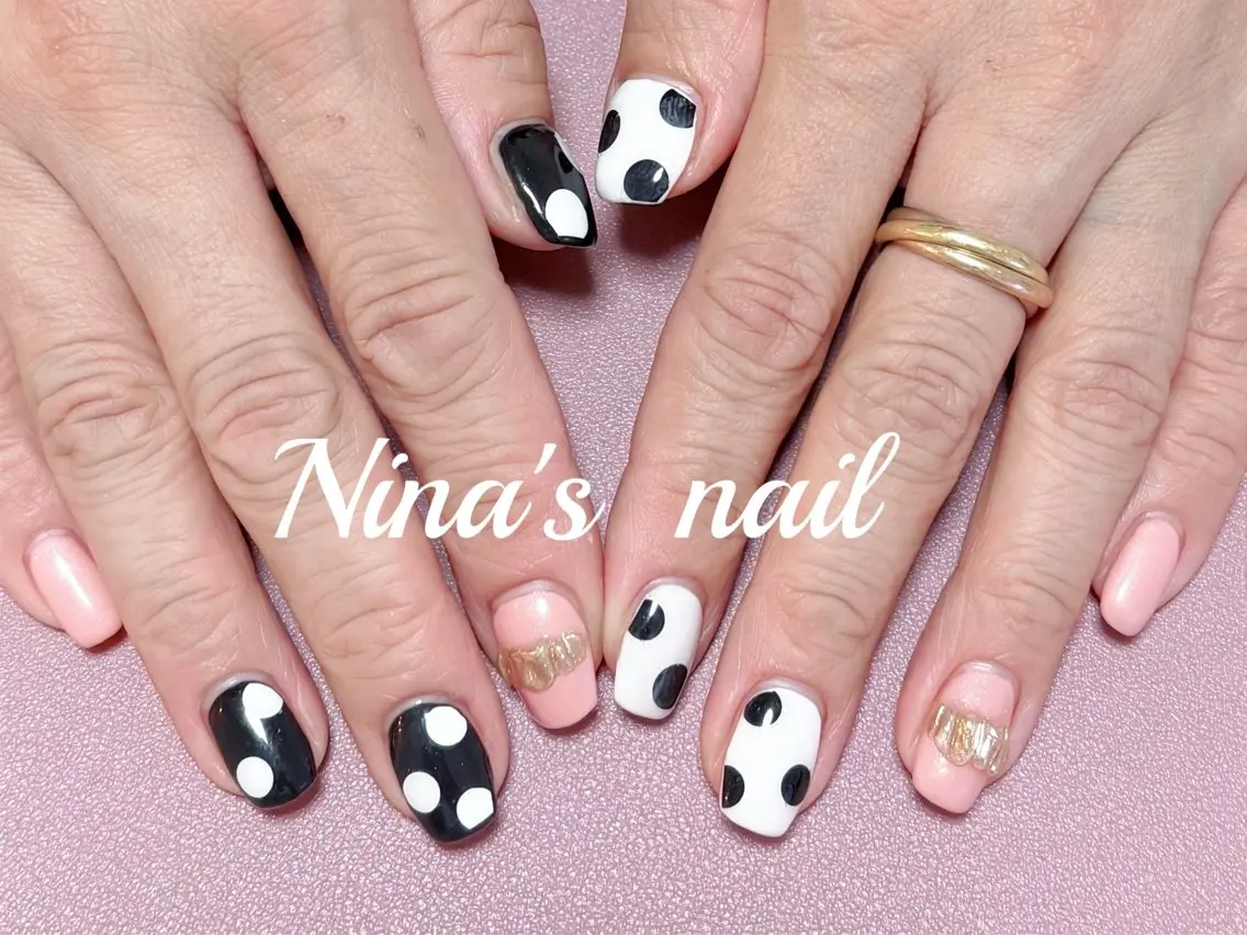 ネイル ドット ハンドネイル Nina's nailのネイルデザイン