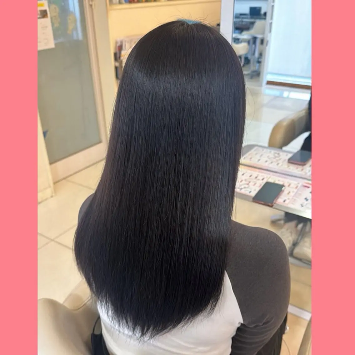 ロング くぼた もあのヘアスタイル