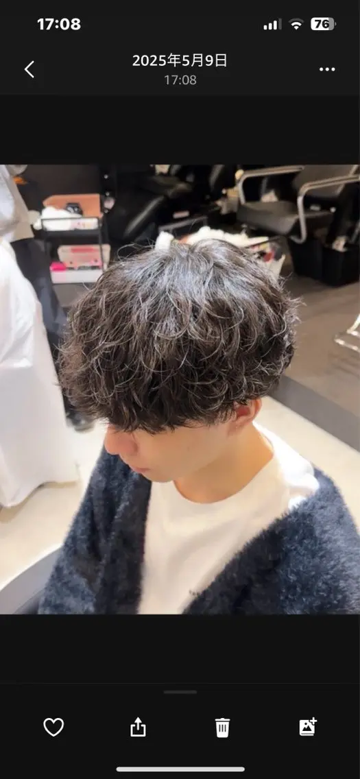 パーマ メンズ カット パーマ ✅曲がる縮毛矯正・ メンズ縮毛/森隆之介のヘアスタイル