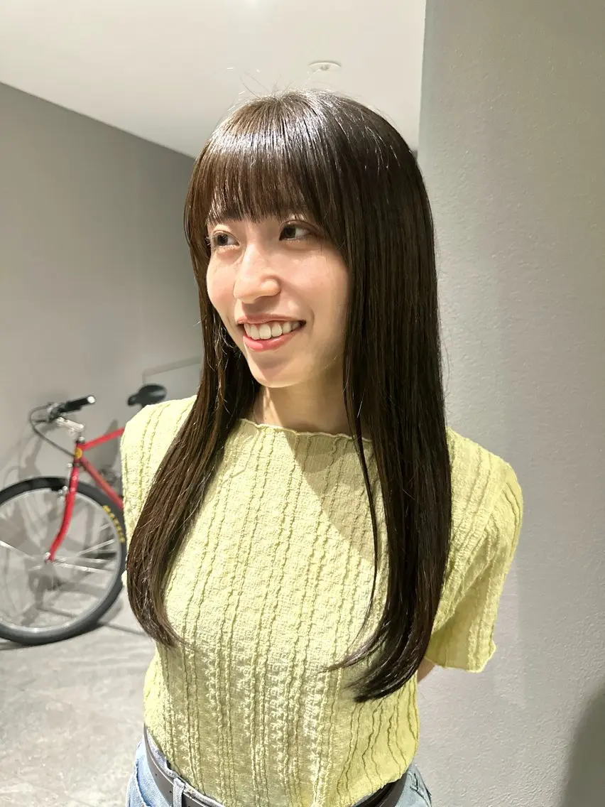 ロング ヘアカラー トリートメント 三軒茶屋 maoのヘアスタイル
