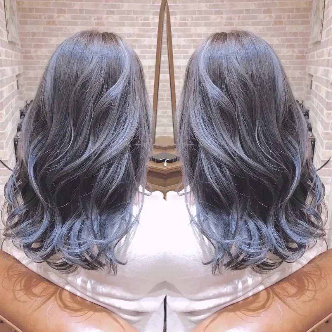 セミロング ヘアカラー トリートメント 大山 亮　　【髪質改善】のヘアスタイル