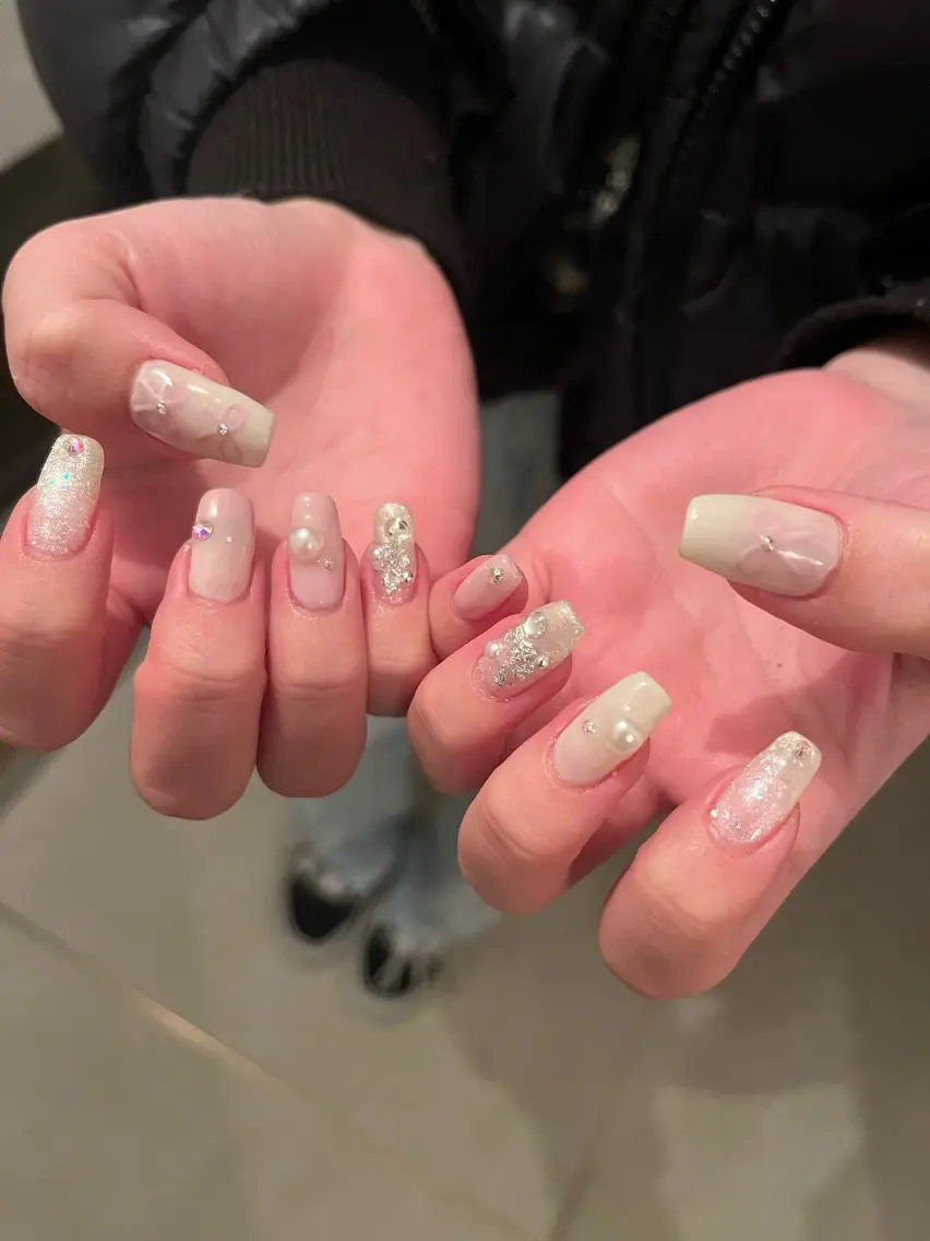 ネイル リボン K Aのネイルデザイン