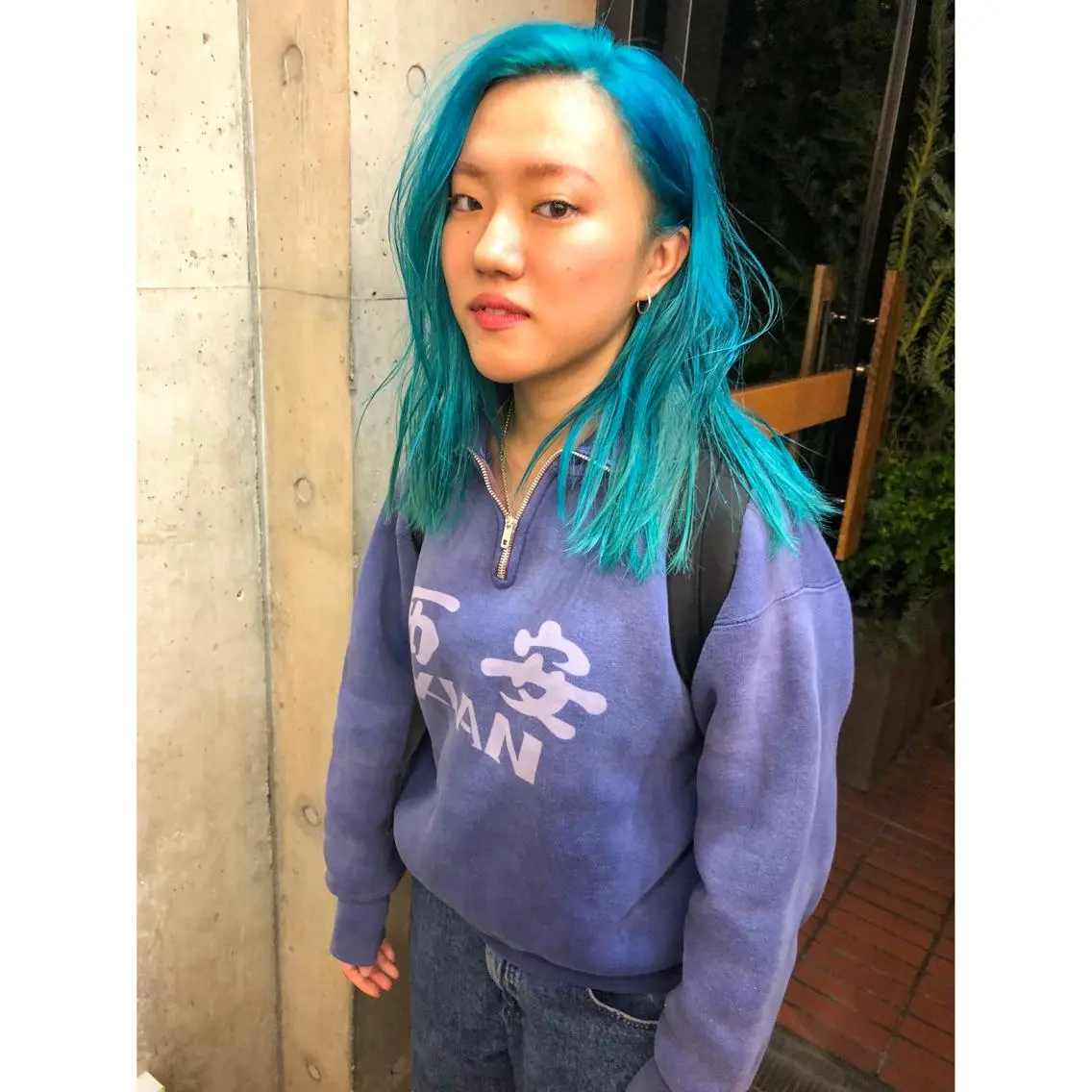 ミディアム カラー ミント ミントグリーン カット ヘアカラー トリートメント ヘアセット センスをお届けします 大谷将生infpのヘアスタイル