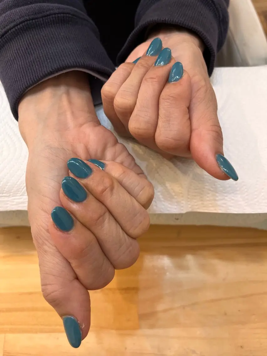 ネイル ワンカラーネイル nailAlaia 妙典店 アイリのネイルデザイン