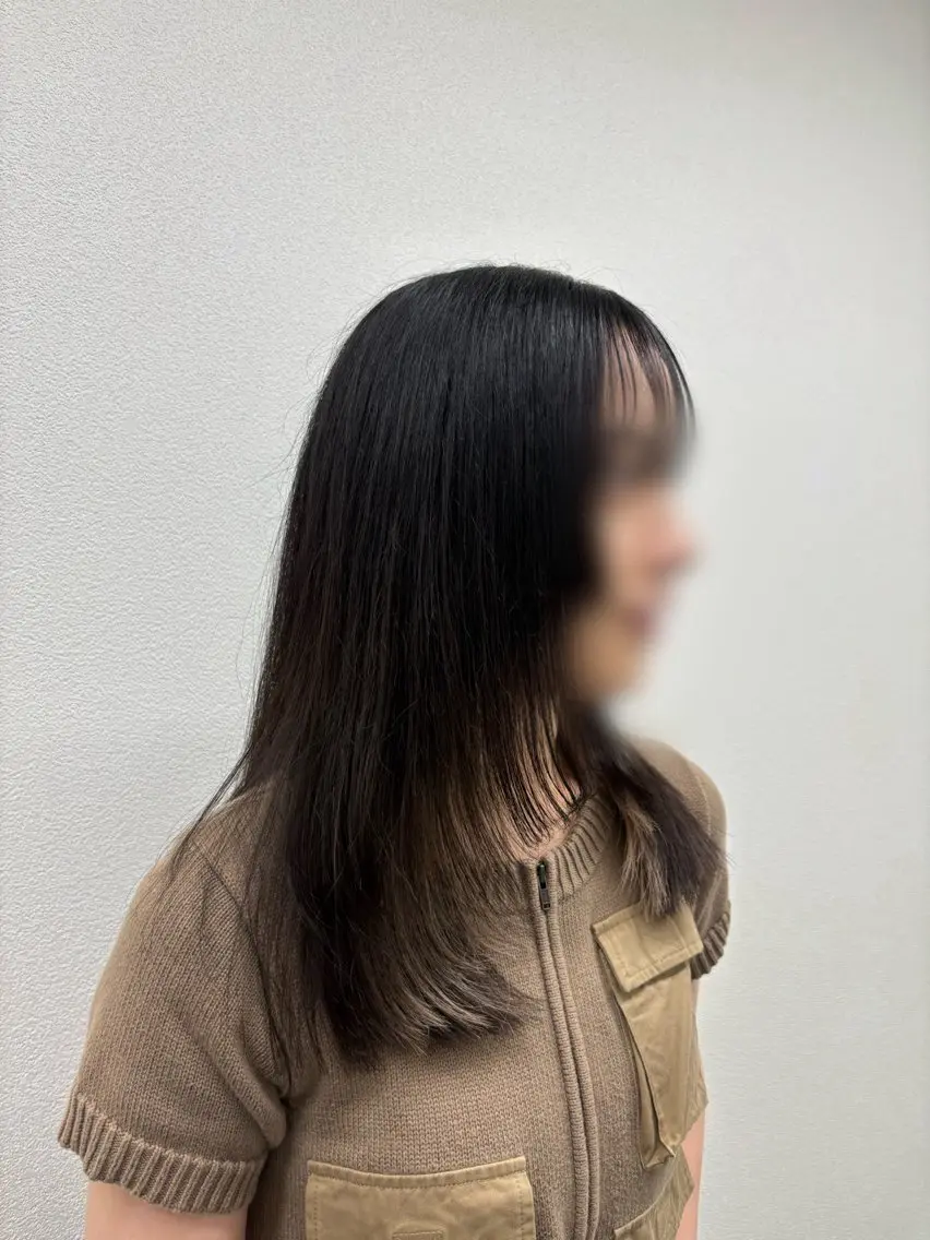 セミロング カット ヘッドスパ ヘアセット 🫧韓国風透明感 ヘア🫧towaのヘアスタイル