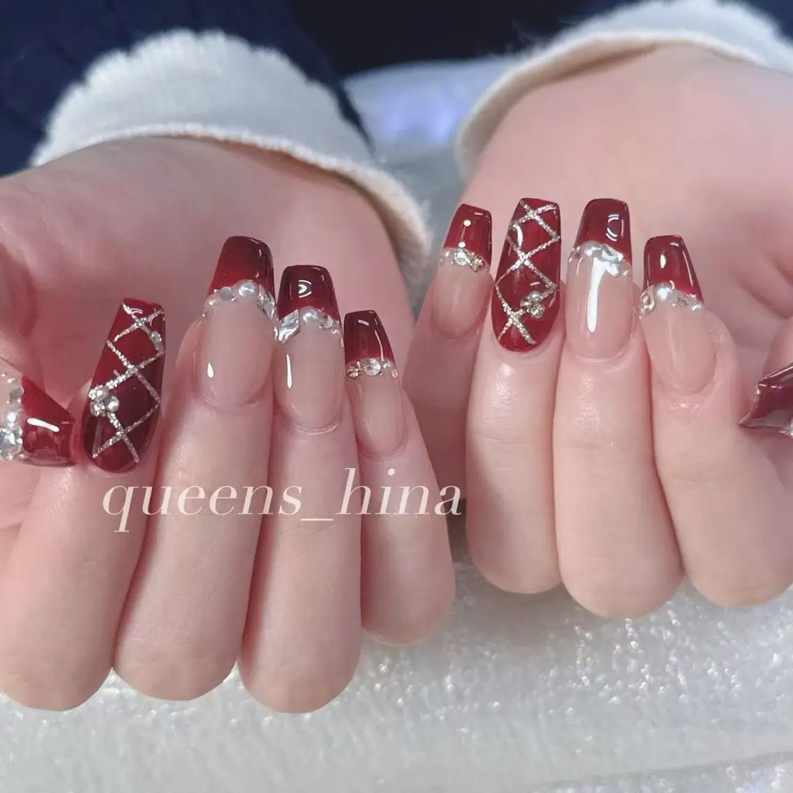 ネイル ハンドネイル Queen's ゆなのネイルデザイン