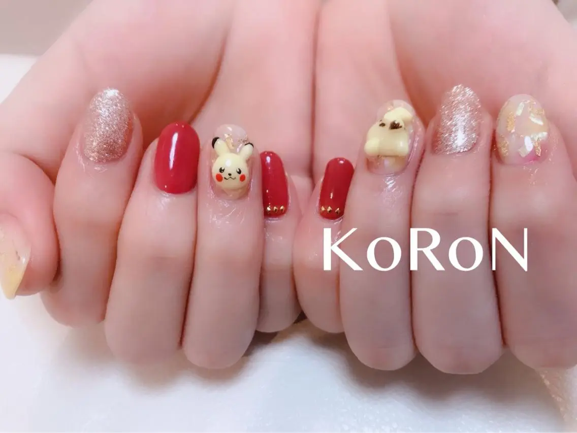 ネイル アートネイル ハンドネイル 自宅サロン鎌倉 KORONのネイルデザイン