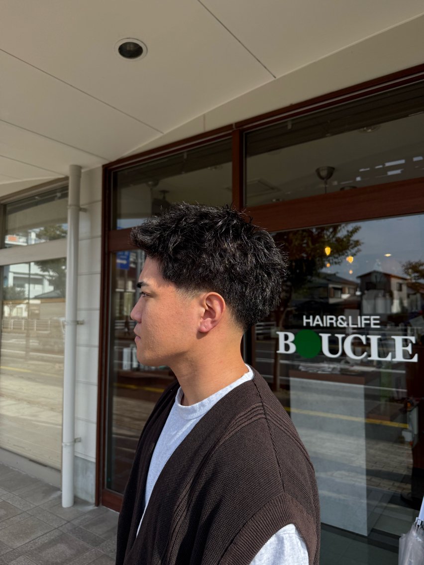 パーマ メンズ メンズパーマ カット パーマ 平河 良太のヘアスタイル