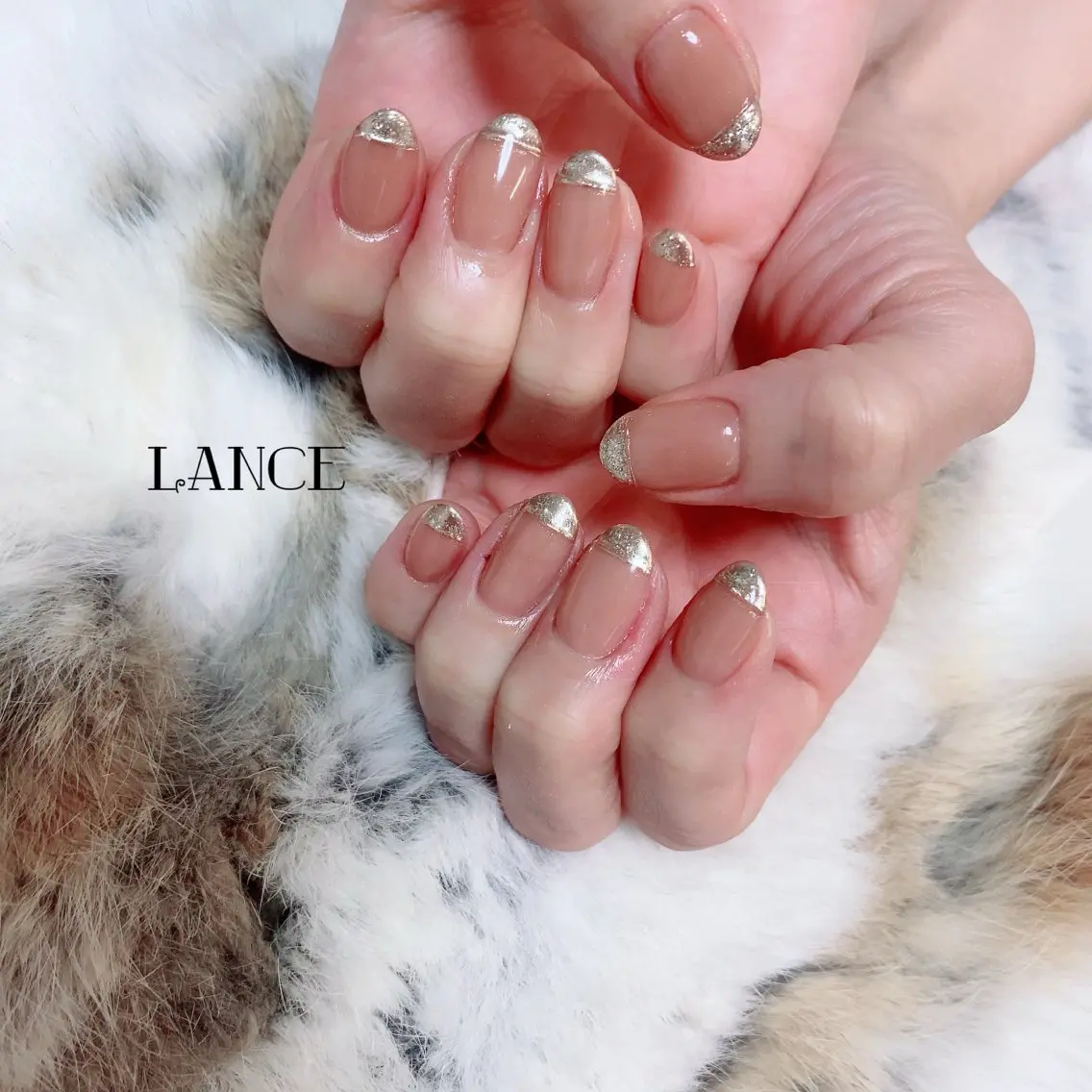 ネイル オーロラネイル フットネイル フレンチネイル キラキラネイル ニュアンスネイル ハンドネイル Lance nailのネイルデザイン