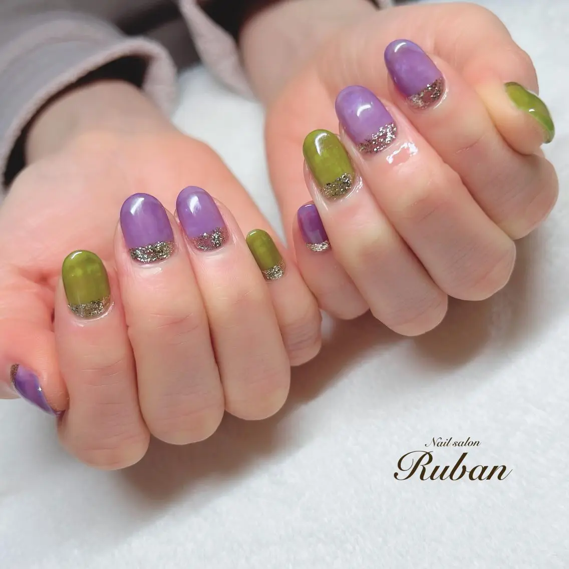 ネイル ワンカラーネイル Nail salon Rubanのネイルデザイン