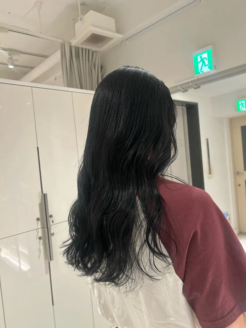 ロング カラー カット ヘアカラー 🧚つやさらhair 🧚manakaのヘアスタイル