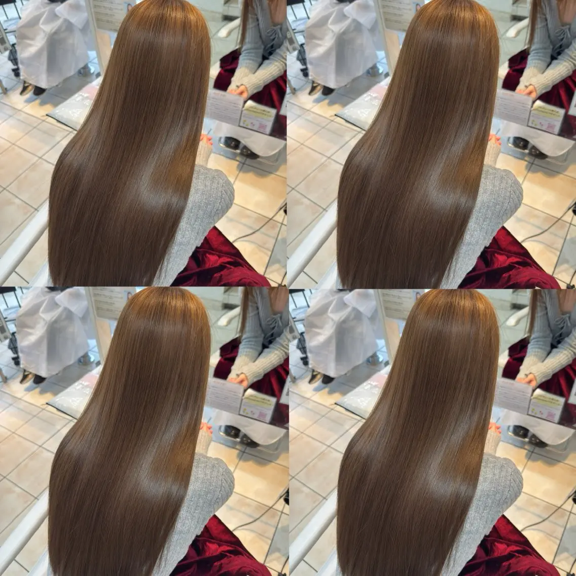 ロング カラー カット ヘアカラー トリートメント 【髪質改善特化】 艶髪/透明感カラーのヘアスタイル