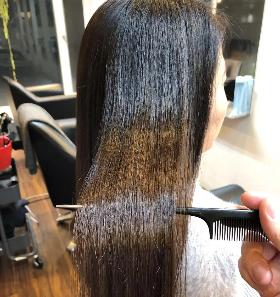 セミロング 髪質改善 トリートメント 松田 光雄のヘアスタイル