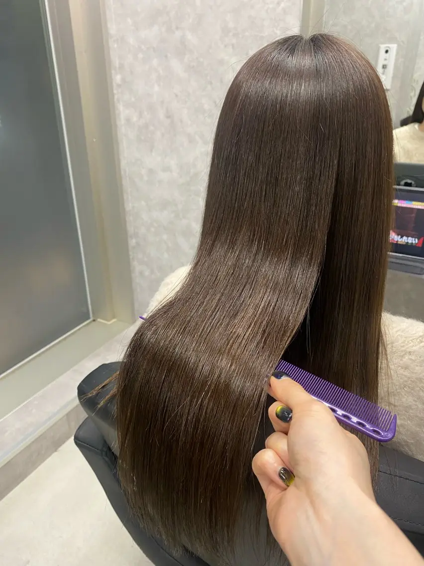 ロング カラー カット ヘアカラー トリートメント Forest. kanako🕊️のヘアスタイル