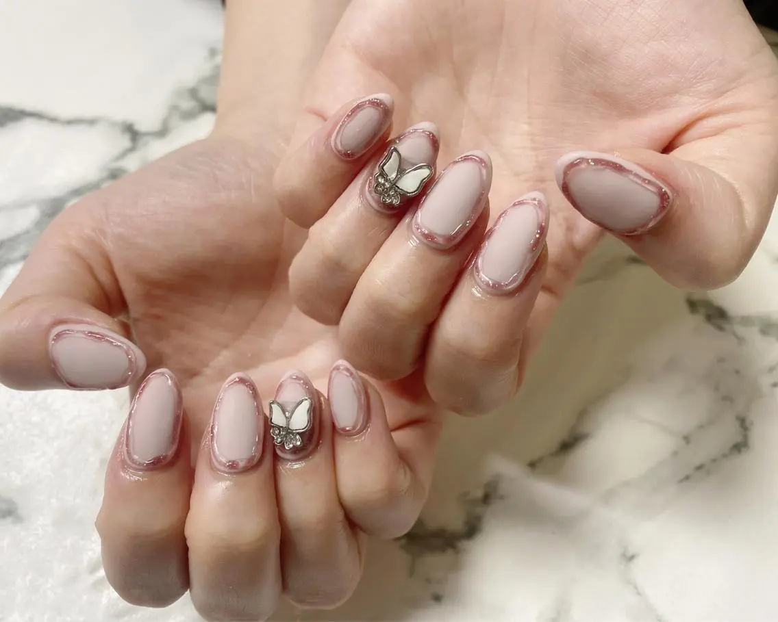 ロング カラー ネイル アートネイル マットネイル Q Free nailsのネイルデザイン