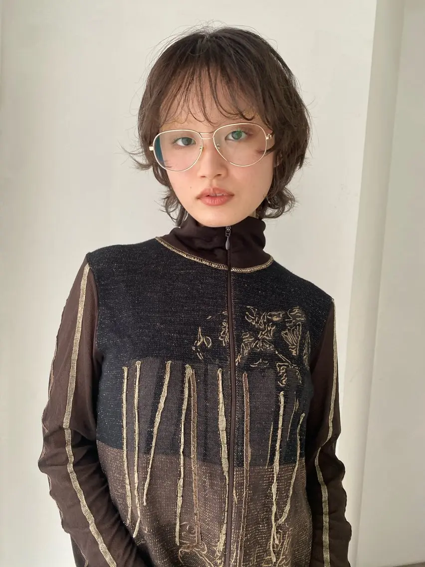 ショート パーマ カット パーマ Tomoka🐶🌟 似合わせカット✂︎のヘアスタイル