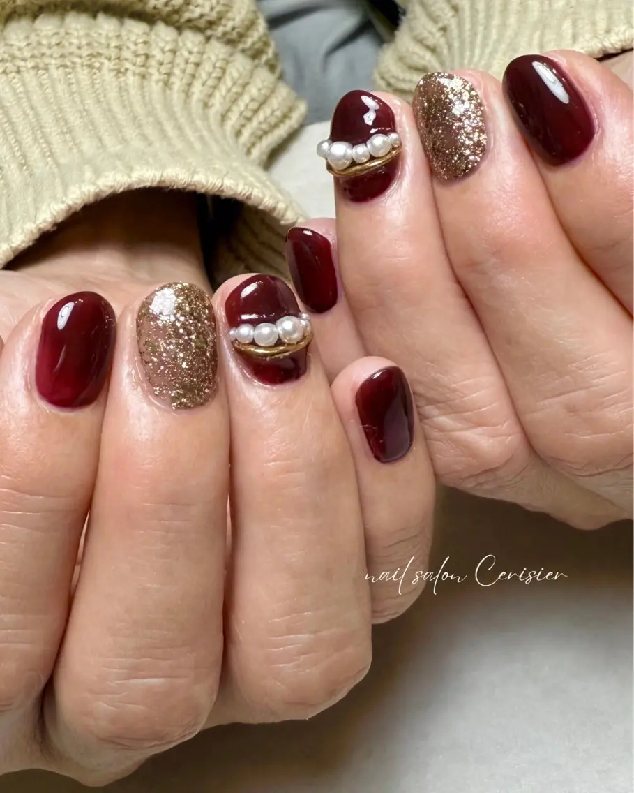ネイル ハンドネイル フットネイル cerisier nailのネイルデザイン