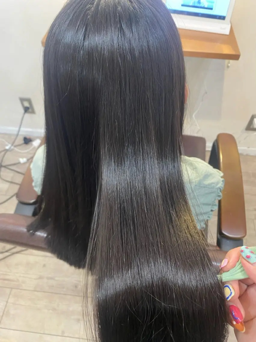 カット+TOKIO縮毛矯正+リペアTRの写真