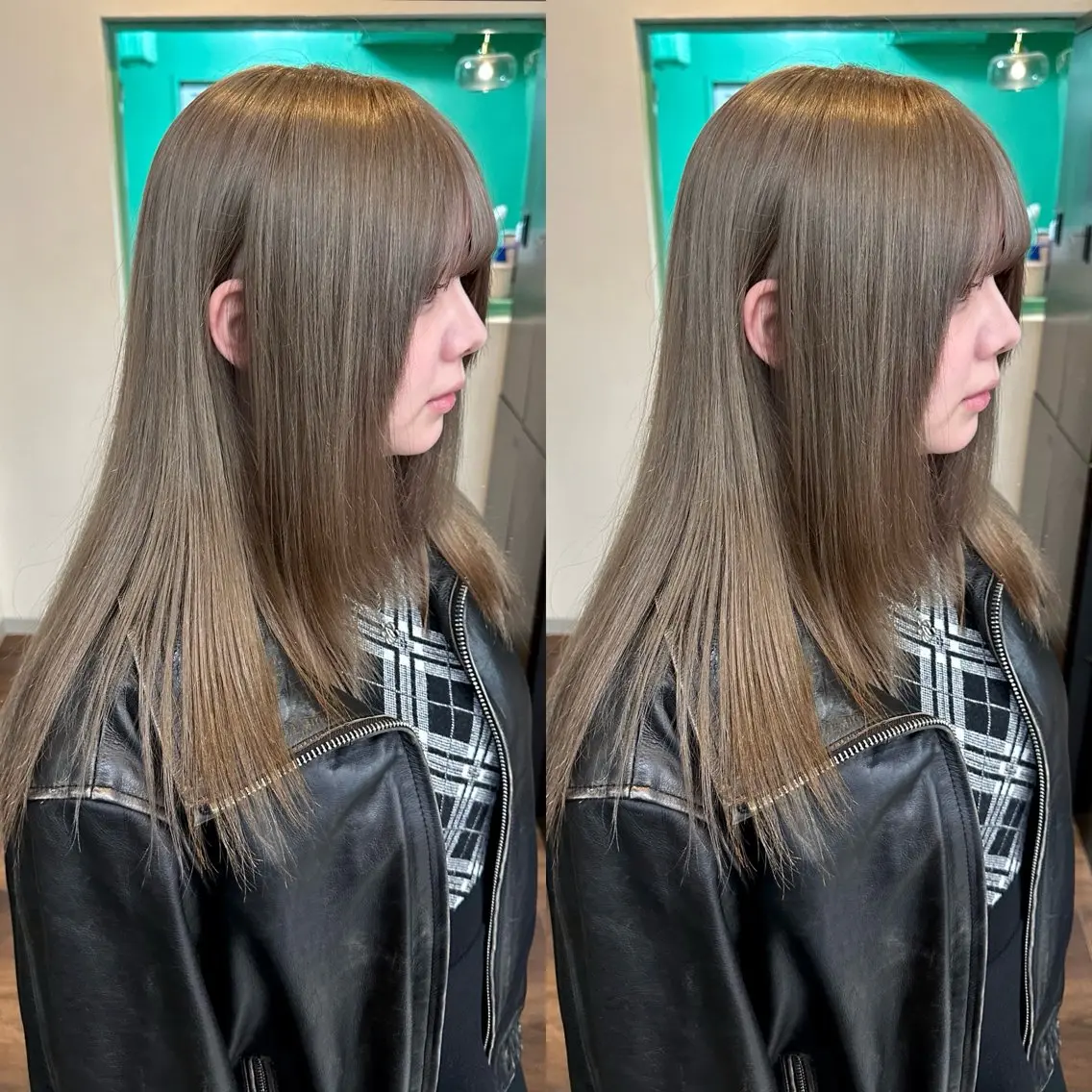 ロング カラー ベージュカラー ブリーチ 透明感カラー デザインカラー ダブルカラー ヘアカラー slit kokoroのヘアスタイル