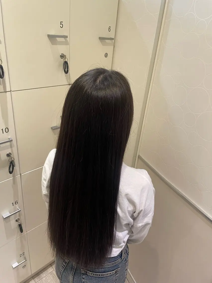 ロング カラー こやま りほのヘアスタイル