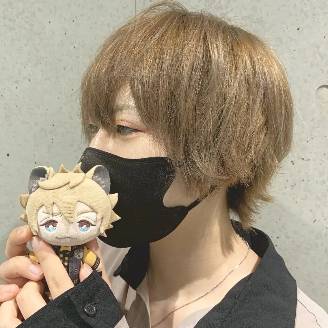 ショート ヘアアレンジ アニメ髪・ウルフ🦇 樋口莉夏のヘアスタイル