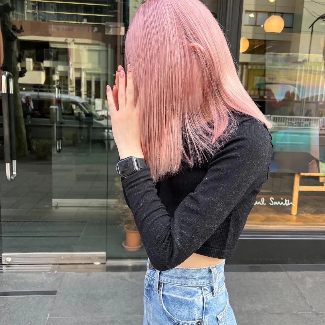 ロング カラー ブリーチ ヘアカラー サイトウ ダイチのヘアスタイル