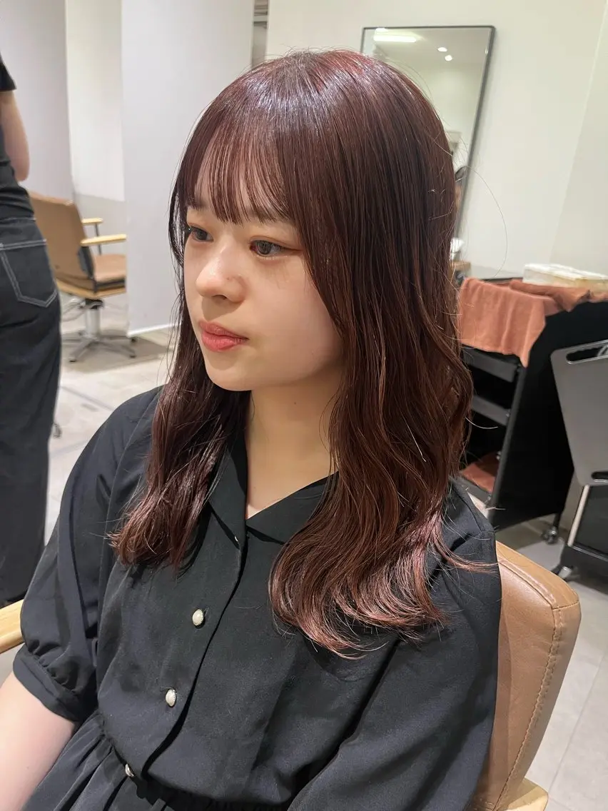 カラー ブリーチ ダブルカラー ブリーチなしカラー 艶髪ボブ🎀大阪/ jueru🌟のヘアスタイル