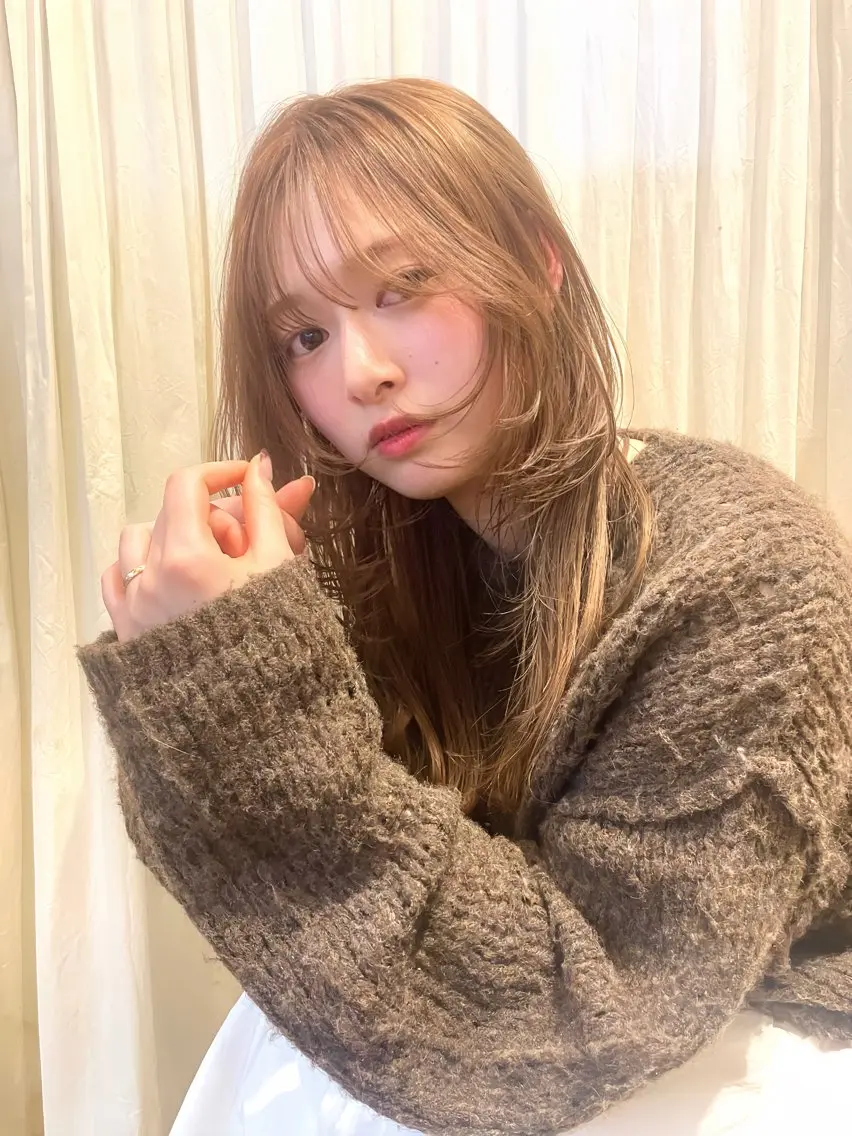 ロング カラー ブリーチ ダブルカラー ブリーチなしカラー Re;tique🎀 ／ricoのヘアスタイル