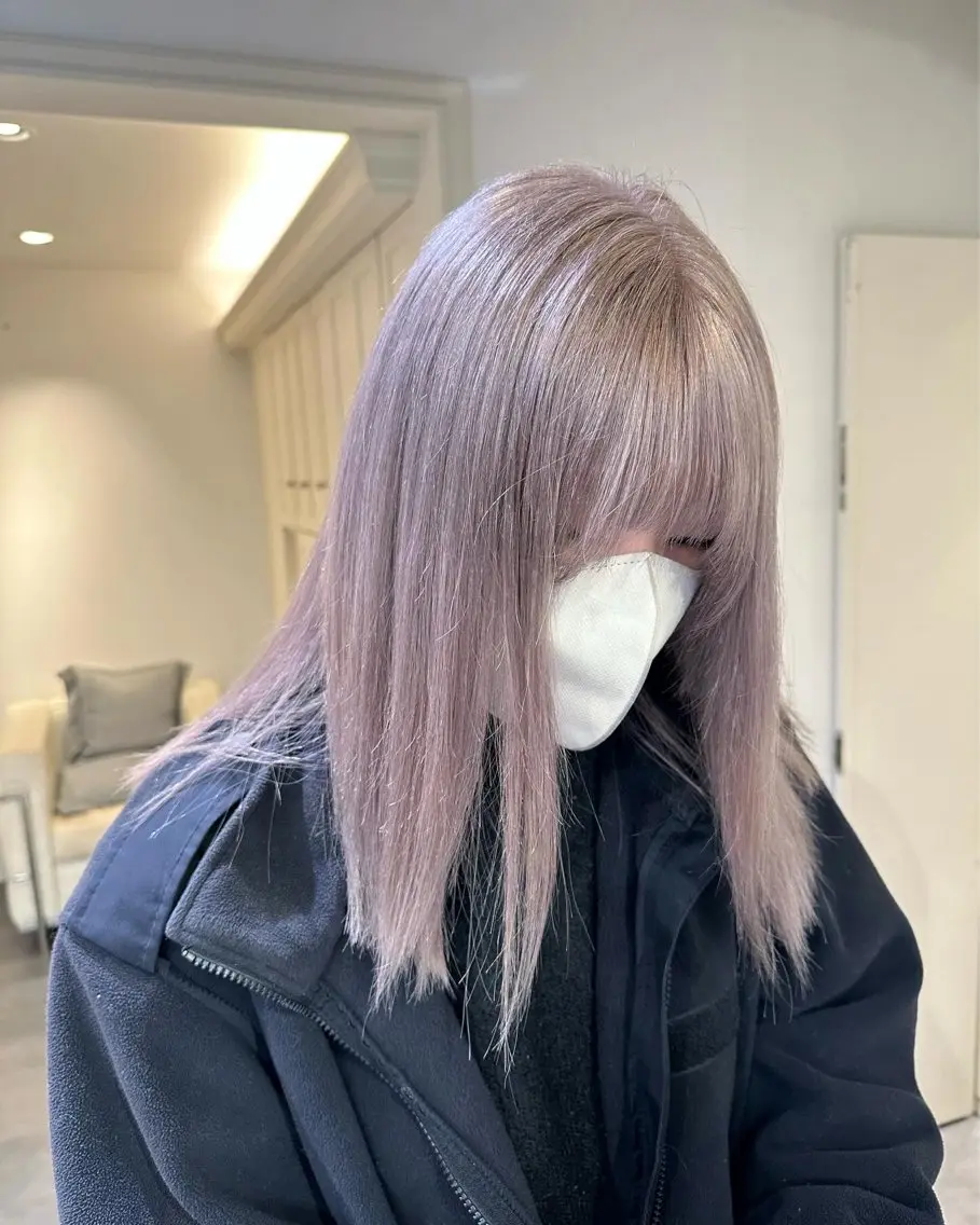 ミディアム カラー 齋藤 瑞樹のヘアスタイル