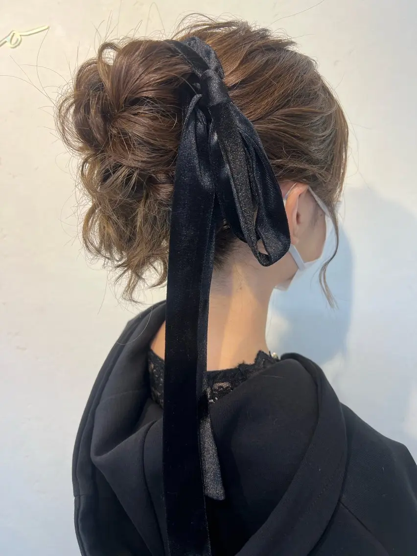 ヘアアレンジ ヘアセット 大人可愛いヘアメイク 💋🧚♀️しずかのヘアスタイル
