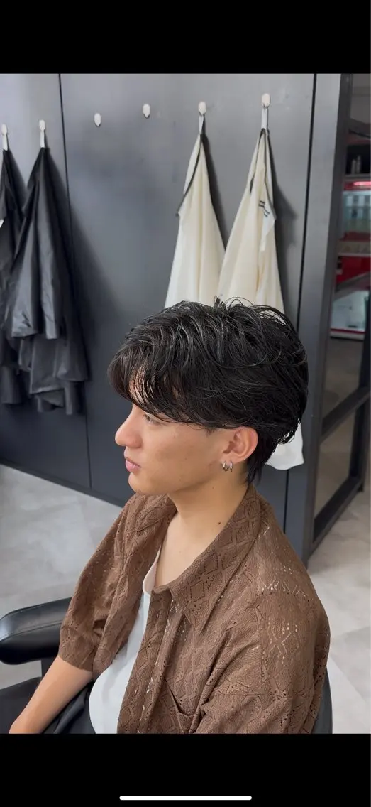 ショート カット パーマ 高橋 昂大のヘアスタイル