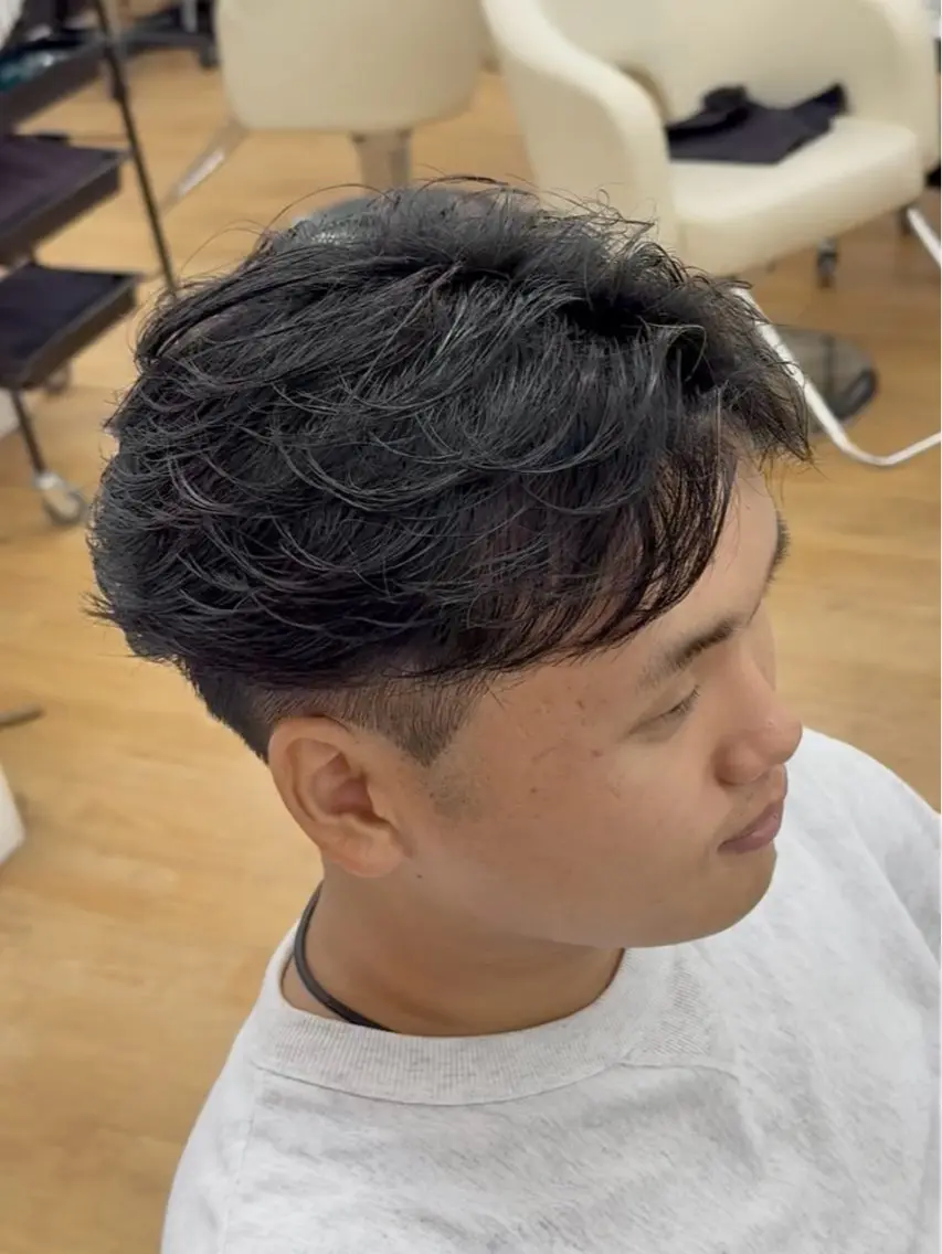 ショート メンズ 伸ばしかけ ショートヘア カット 【メンズ特化美容師】 大河内 名駅のヘアスタイル
