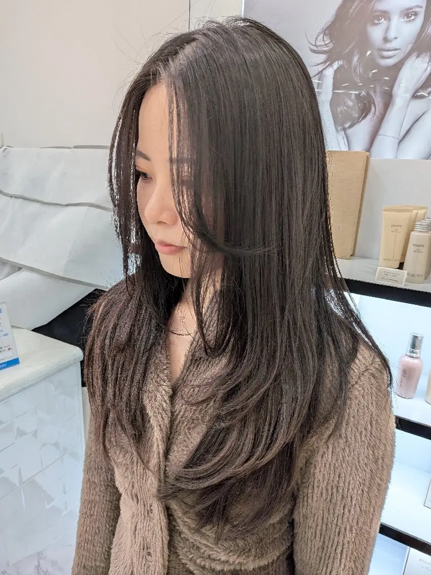ロング ハッシュカット カット トリートメント 🍀【脱芋】 tomoha🍀のヘアスタイル