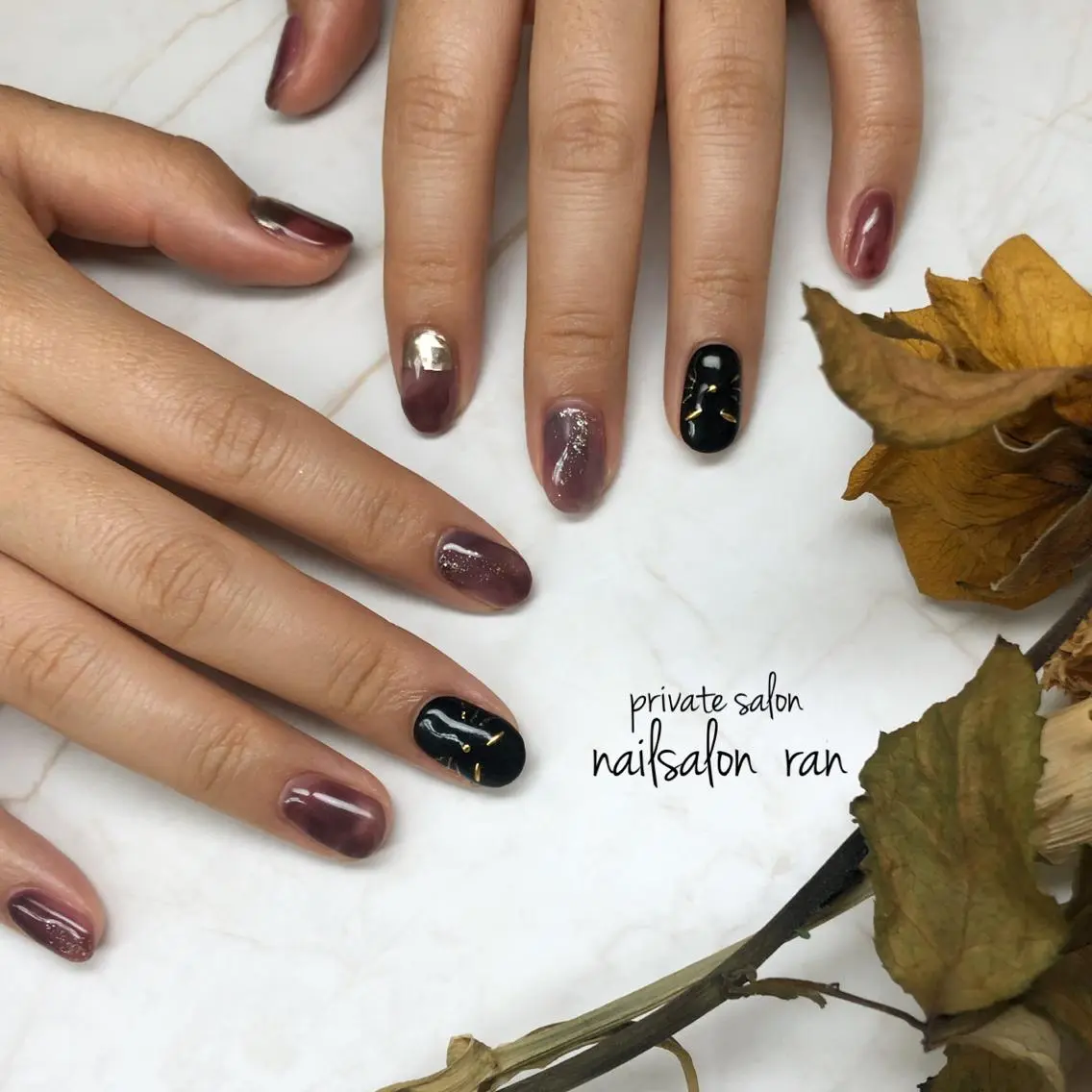 ネイル ハロウィン 持ち込み nailsalon ranのネイルデザイン