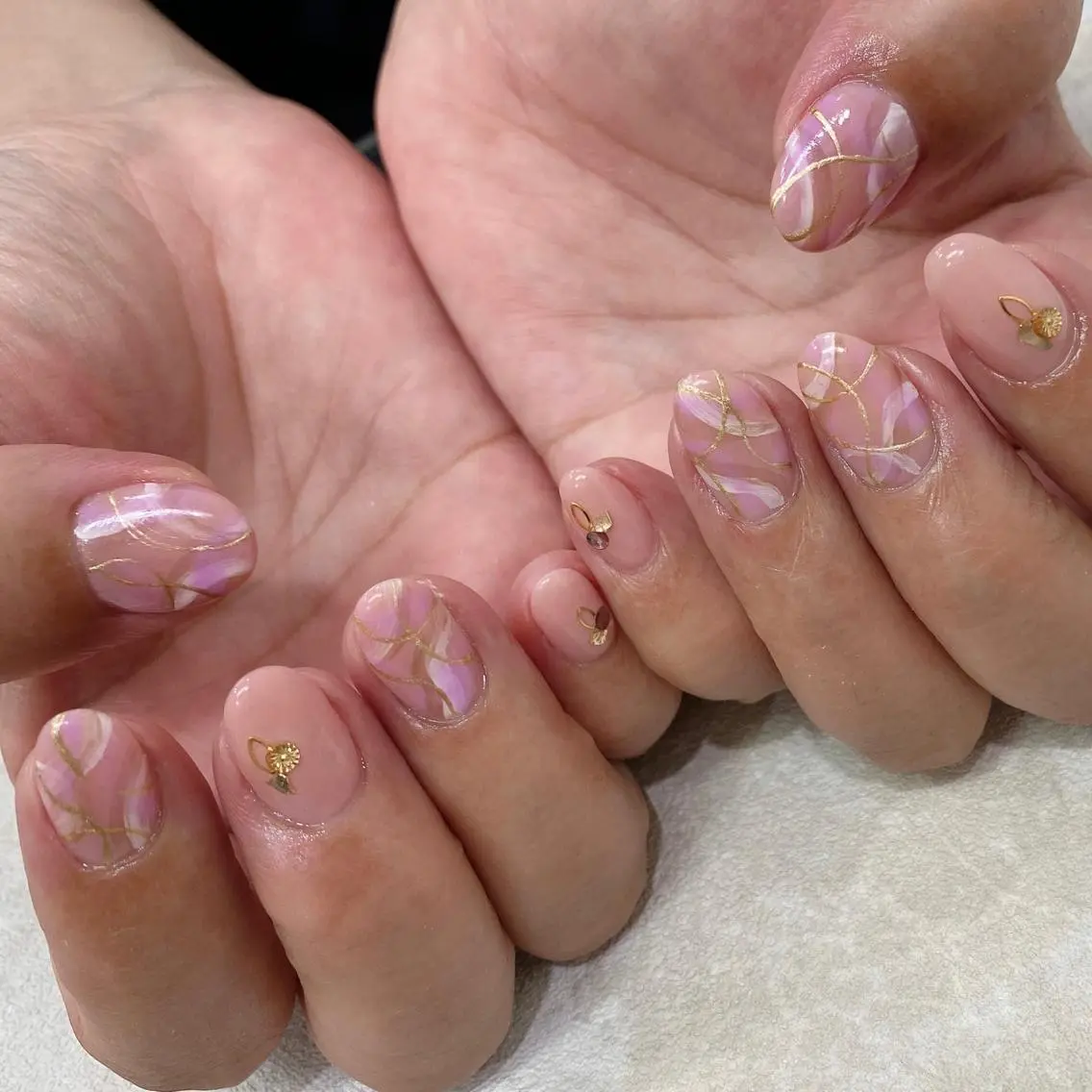 ネイル ハンドネイル nailsalon ∞ ﾐｶﾅﾙ ∞のネイルデザイン