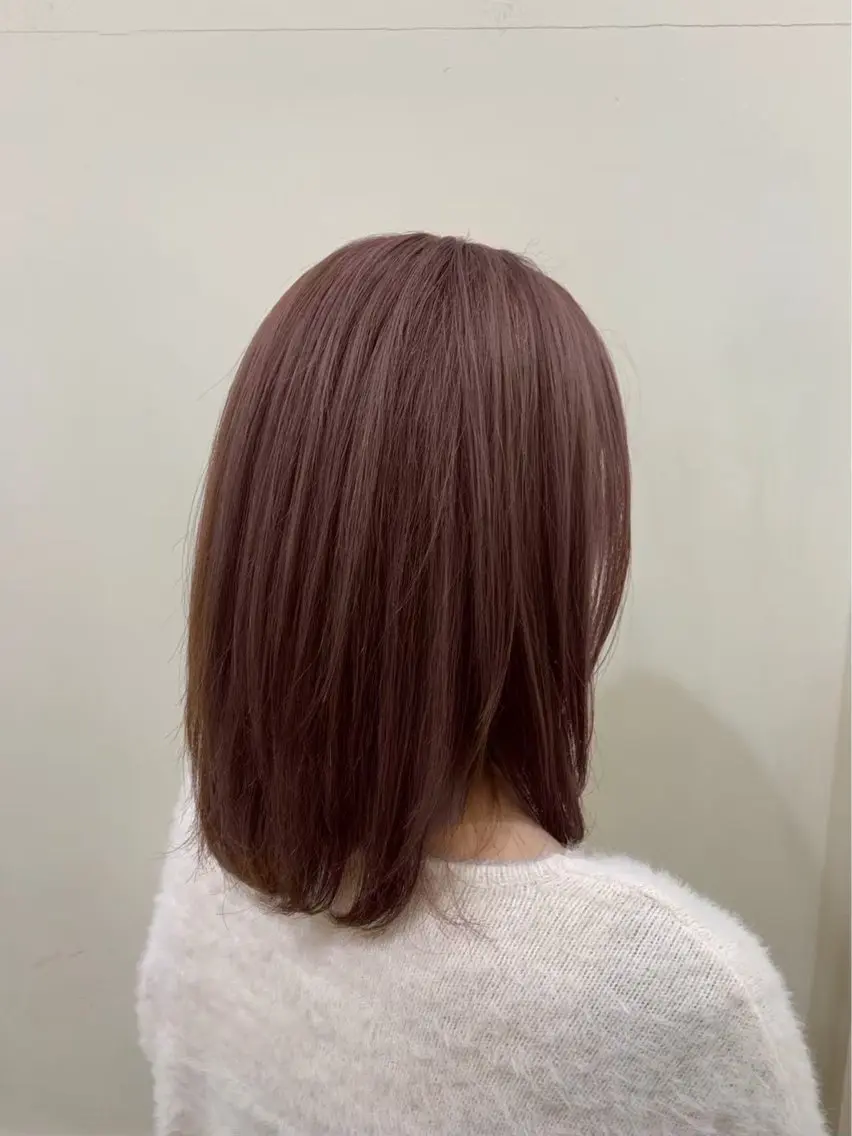 ミディアム 韓国ヘア ‎⟡.·KANA🐥のヘアスタイル
