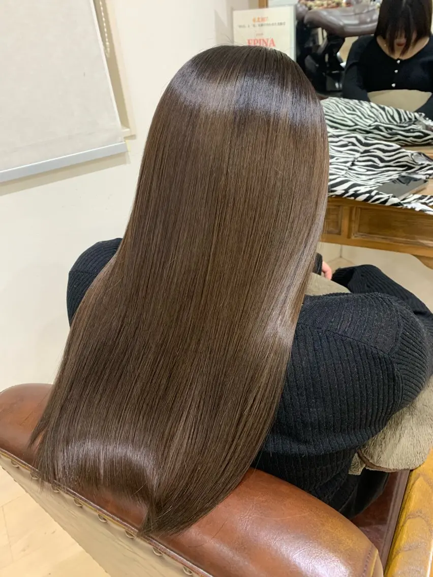 ロング 髪質改善 トリートメント 髪質改善𖧷美髪𖧷 ayakaのヘアスタイル
