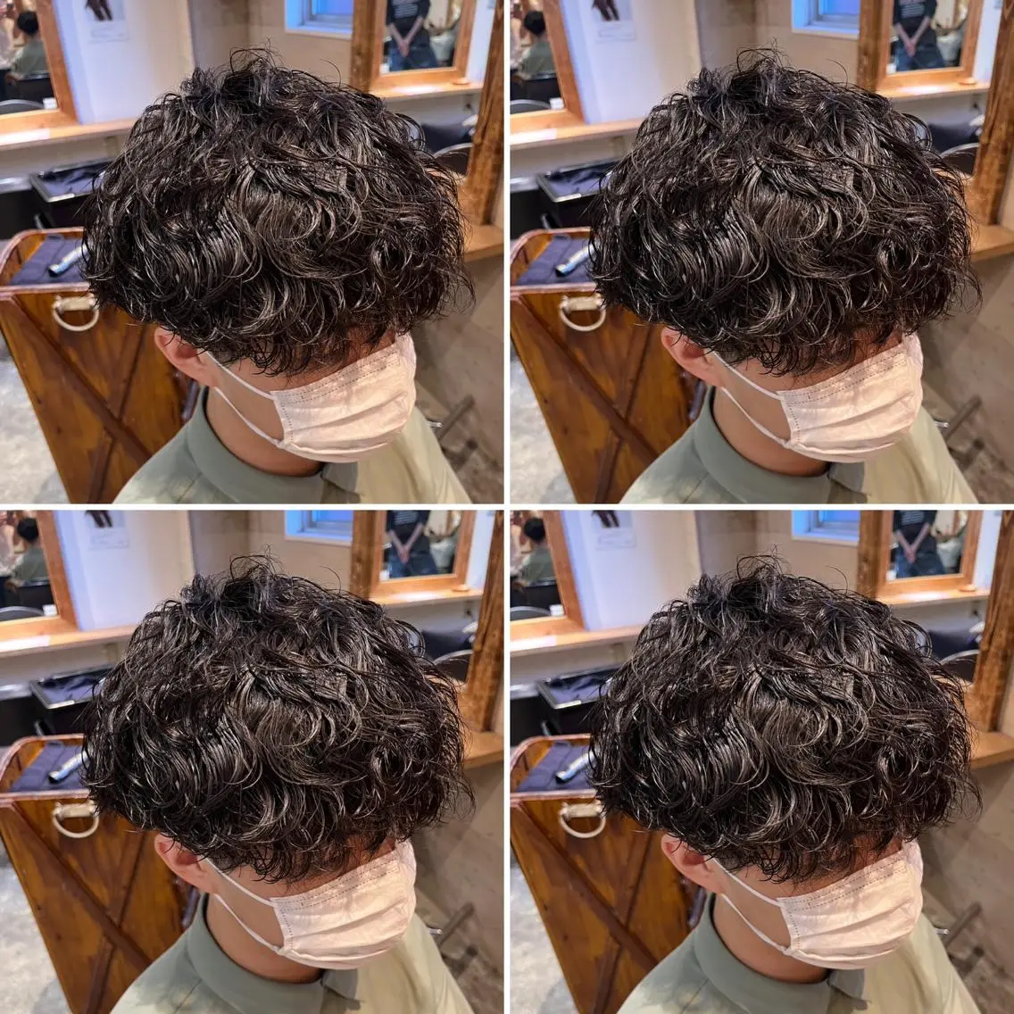 パーマ メンズ カット パーマ トリートメント ヘアセット メンズパーマ特化 望月謙二郎のヘアスタイル