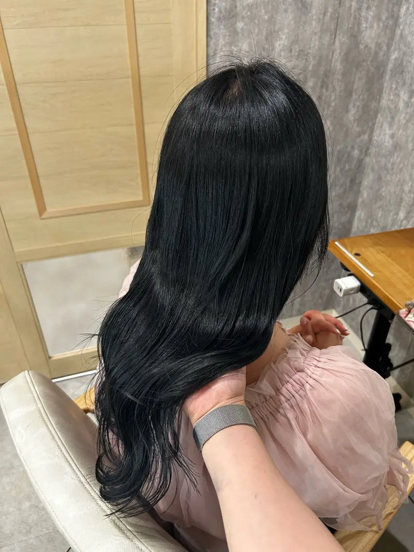 ロング ヘアカラー トリートメント HARUNA|肌映え 💖艶カラーのヘアスタイル