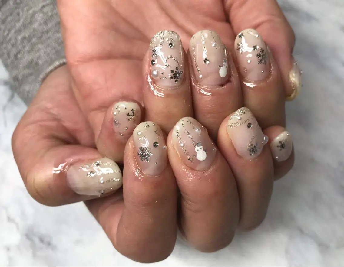 ネイル ハンドネイル Mana‪ ‪·͜· ❤︎‬のネイルデザイン