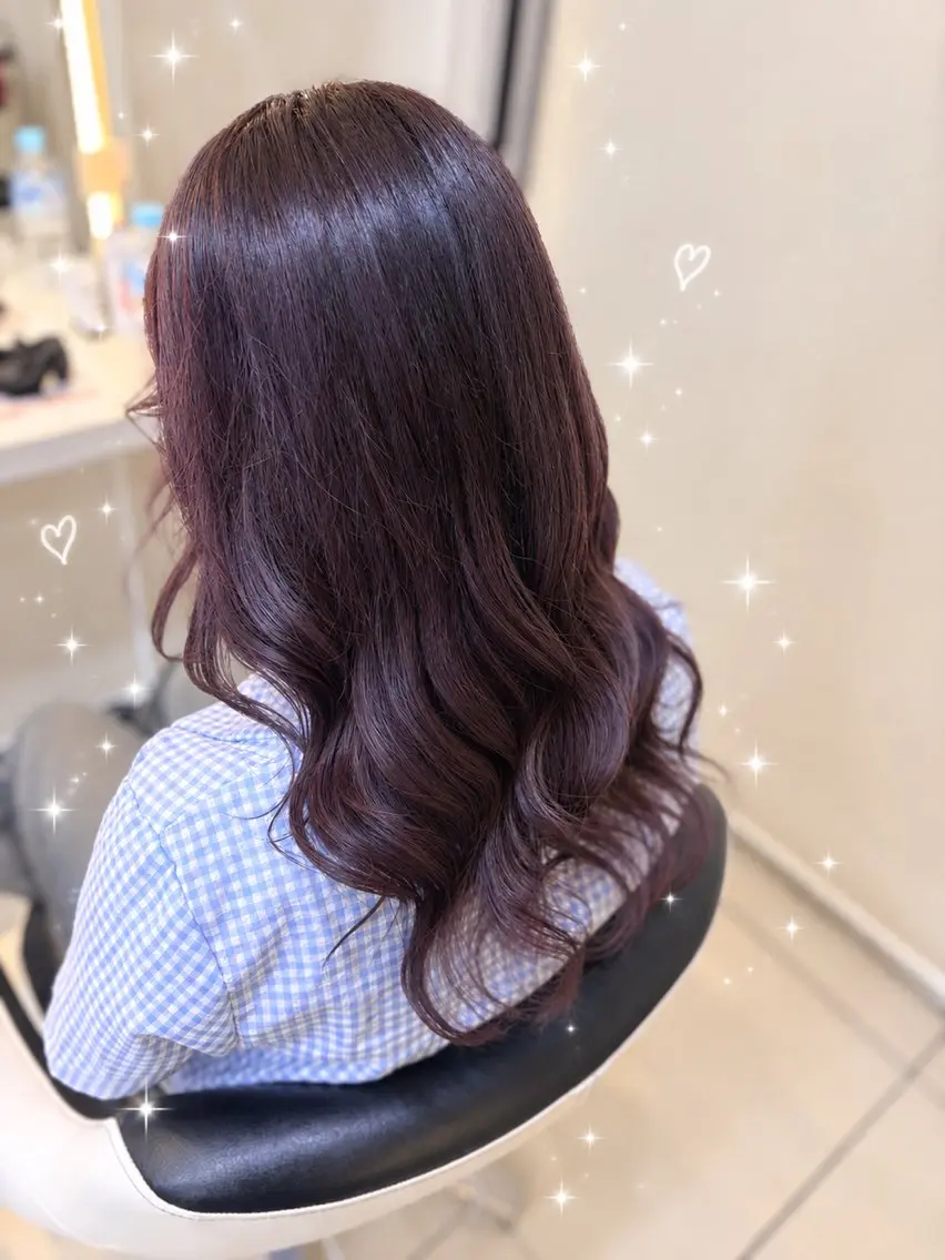 ロング カラー 透明感カラー ラベンダーカラー 透明感⟡艶髪/ たかはしここあのヘアスタイル