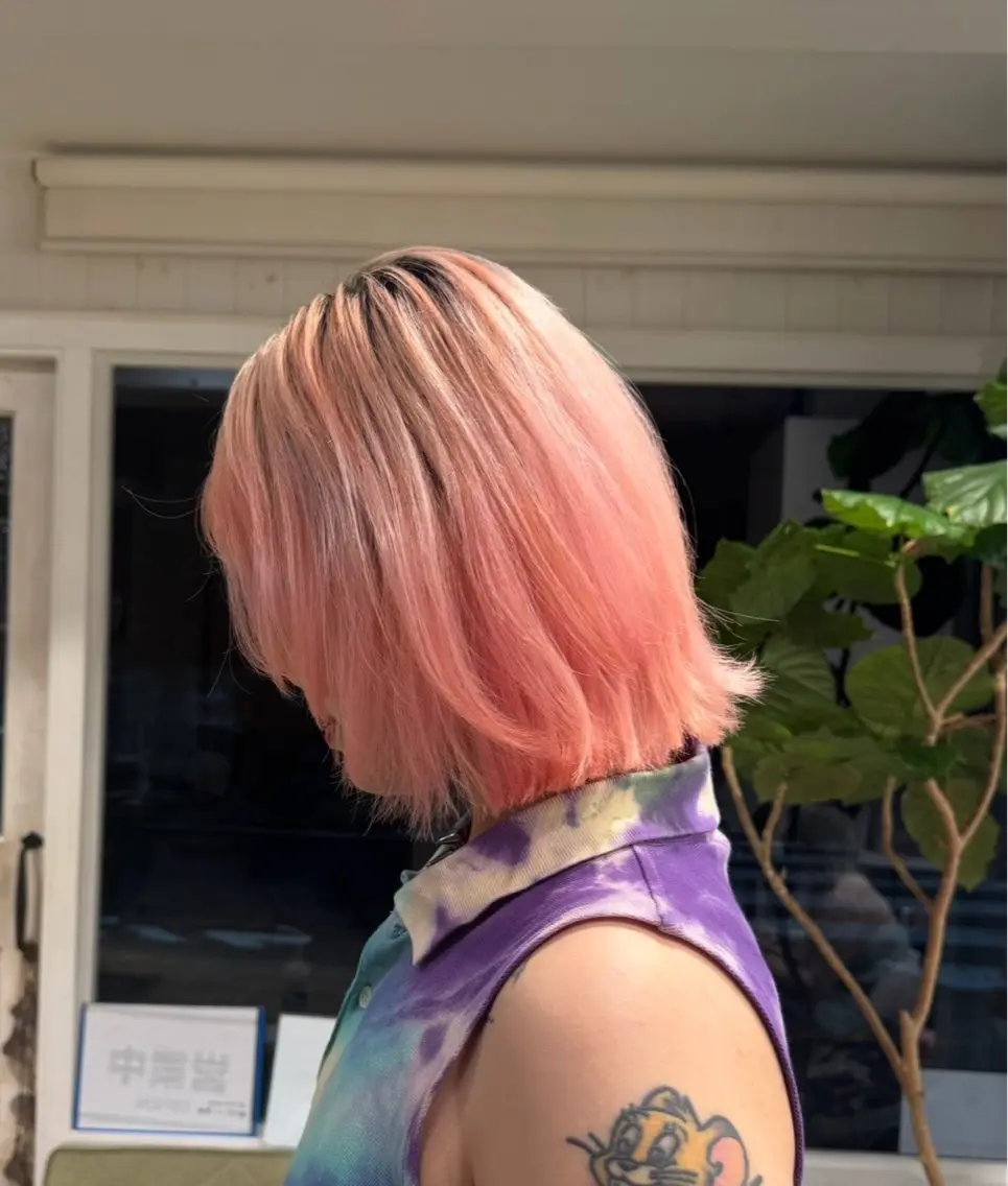ミディアム レイヤーカット カット 亀有✂️正路 彩夏のヘアスタイル