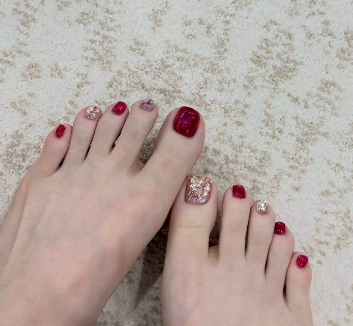 フットネイル JOJO🤍 nailのネイルデザイン