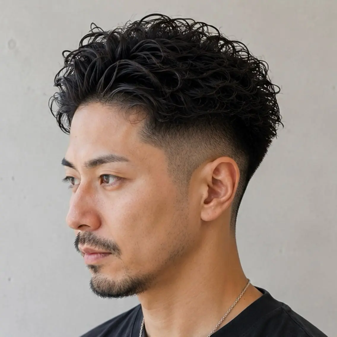 パーマ メンズ メンズパーマ カット パーマ メンズ特化カットパー マカラー坂田柊のヘアスタイル